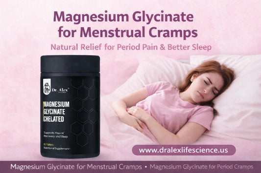 Magnesium Glycinate for Menstrual Cramps  Relieve Period Pain & Improve Sleep