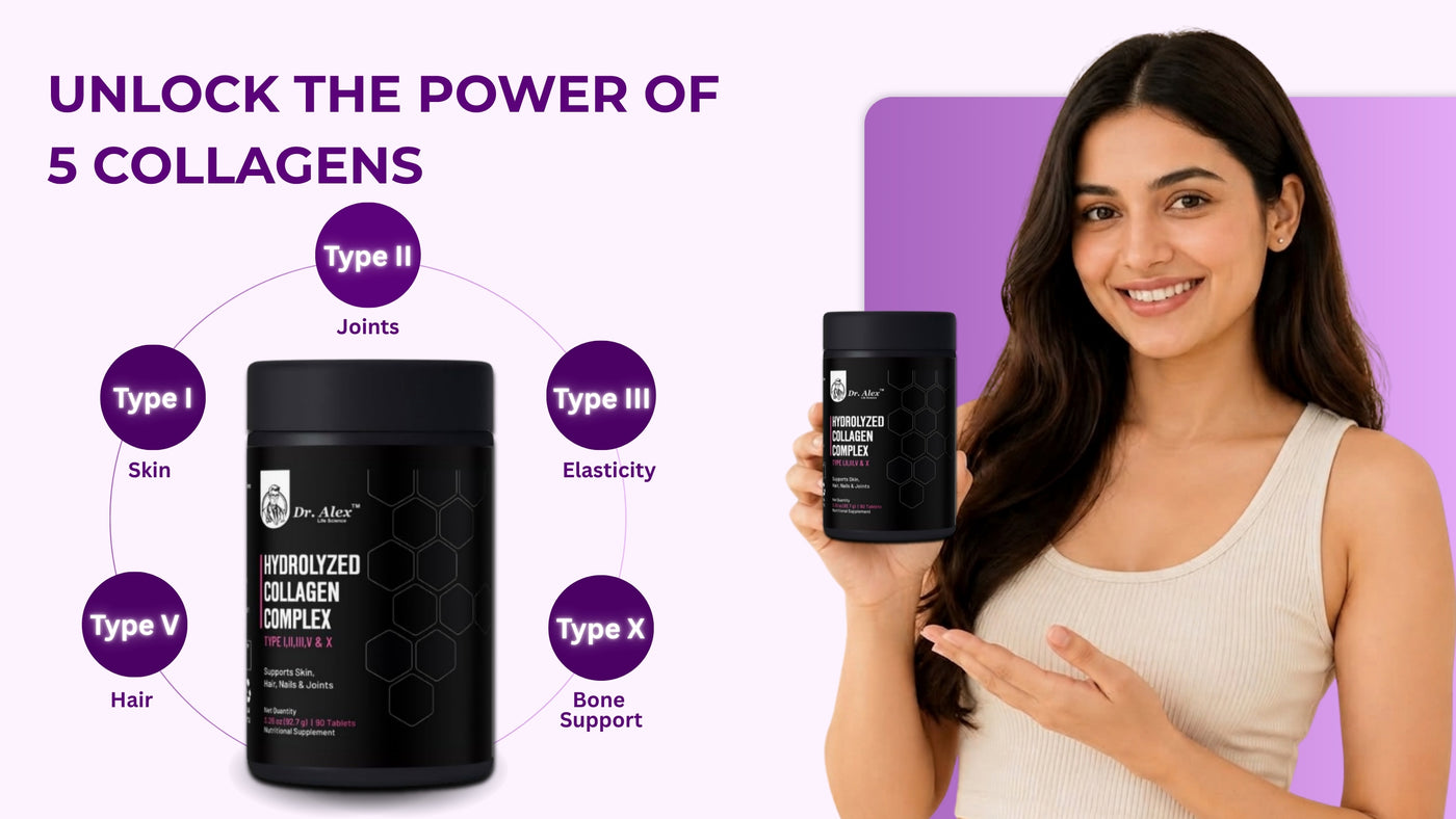 Hydrolyzed Collagen Complex |  90 Tablets | Nutritional Supplement