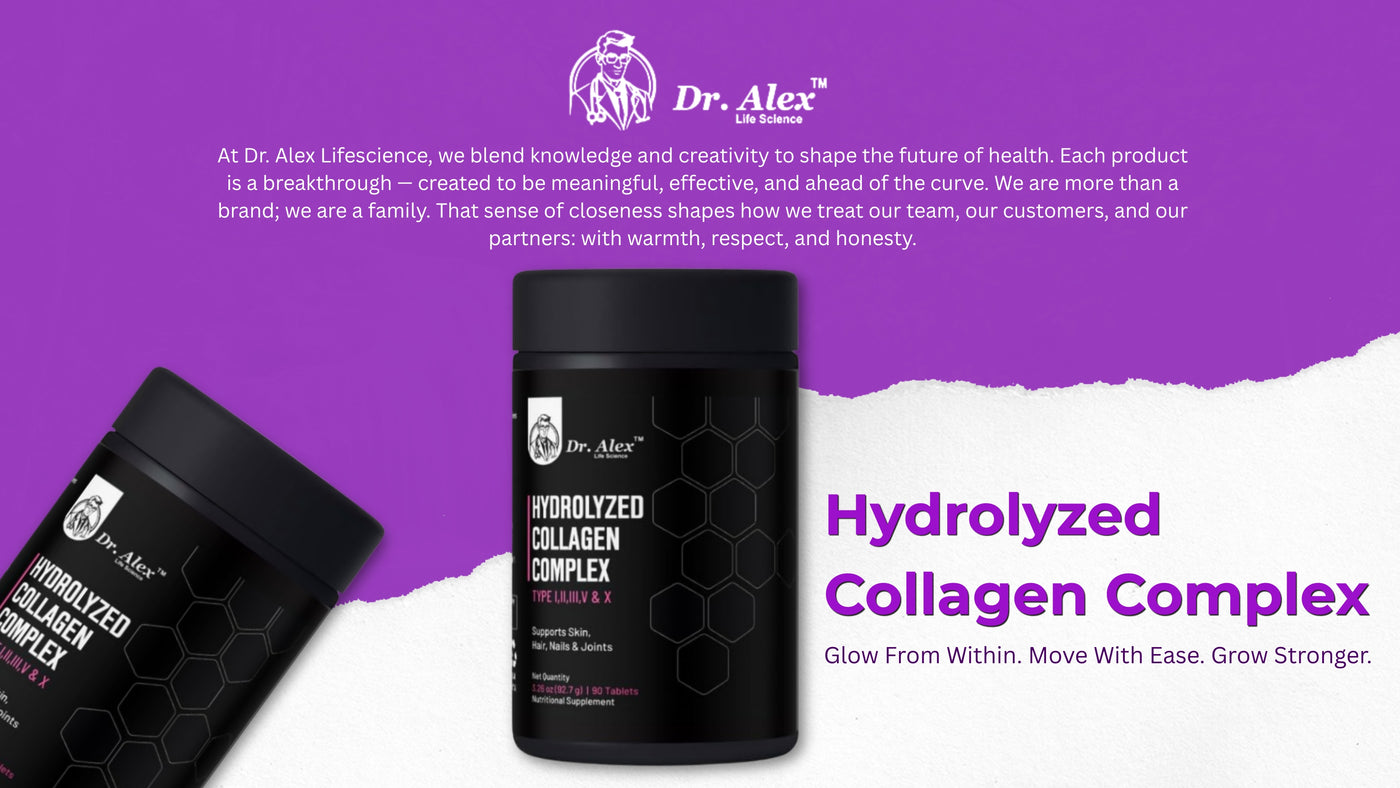 Hydrolyzed Collagen Complex |  90 Tablets | Nutritional Supplement
