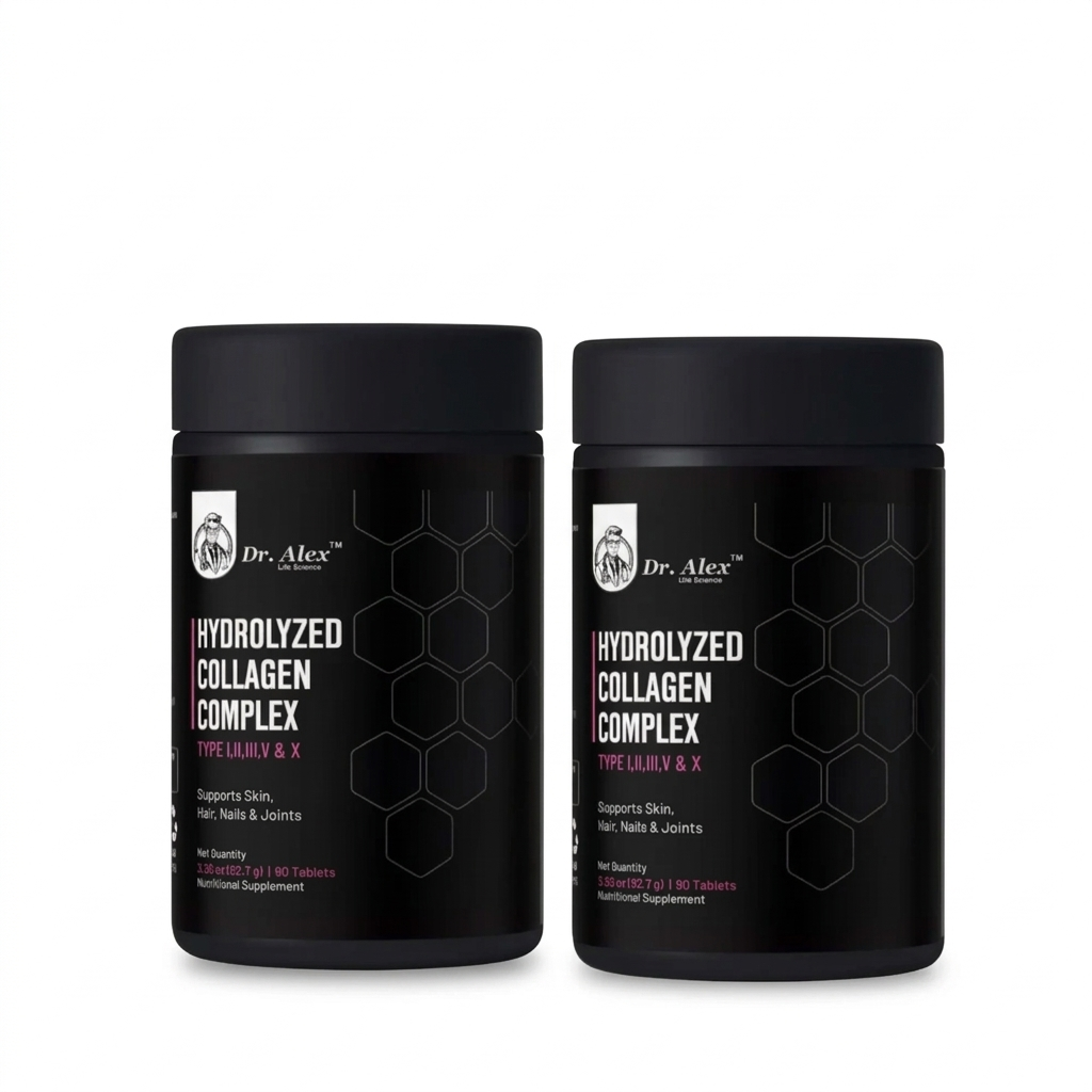 Hydrolyzed Collagen Complex Bundle| 180 Tablets| Double Pack