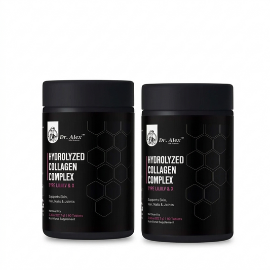 Hydrolyzed Collagen Complex Bundle| 180 Tablets| Double Pack