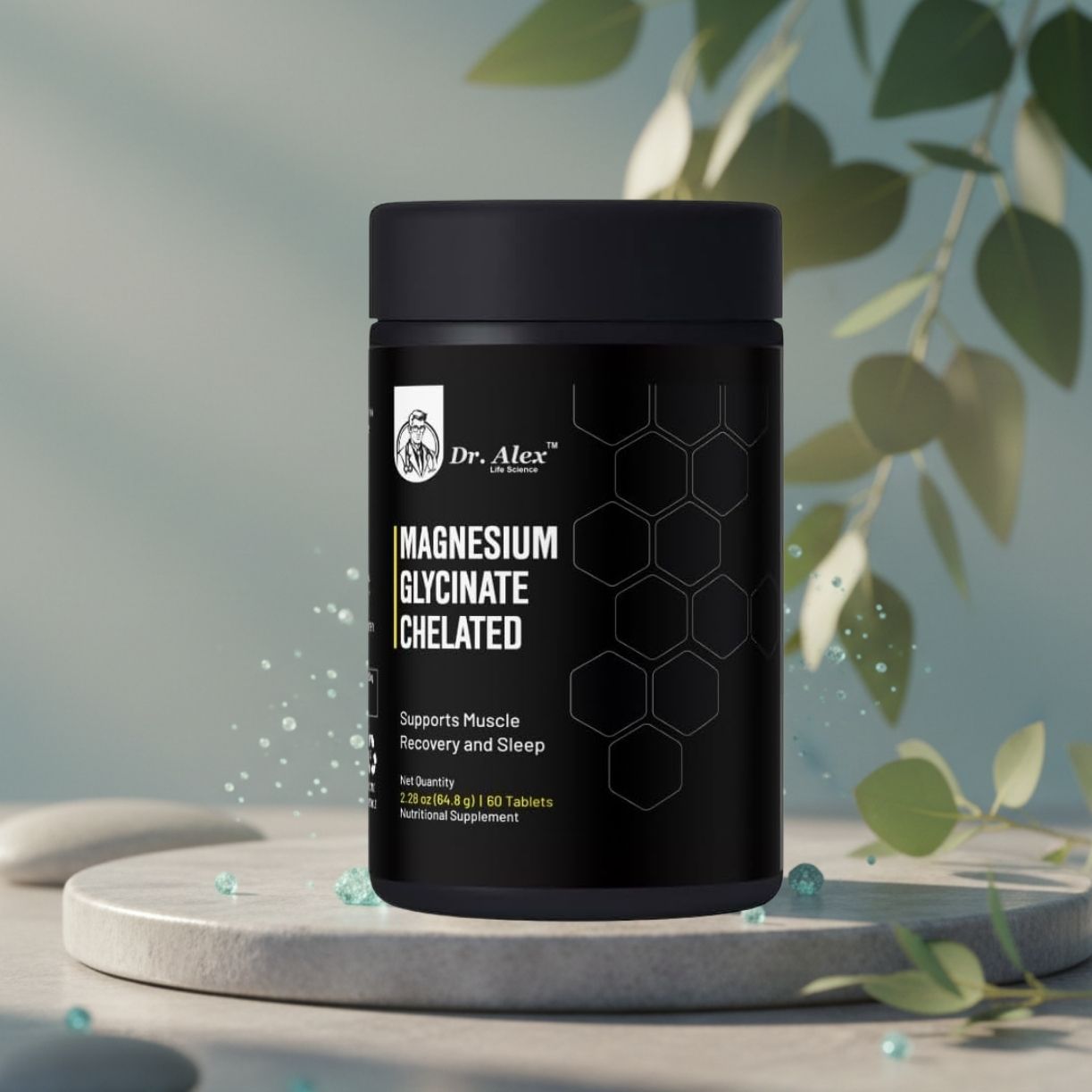 Daily Wellness Magnesium Glycinate | 60 Tablets | Daily Supplement Pack